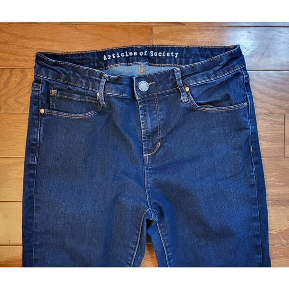 Articles of Society Women's Skinny Jeans Size 29 Mya Dark Wash Blue Inseam 28 in - Picture 6 of 10